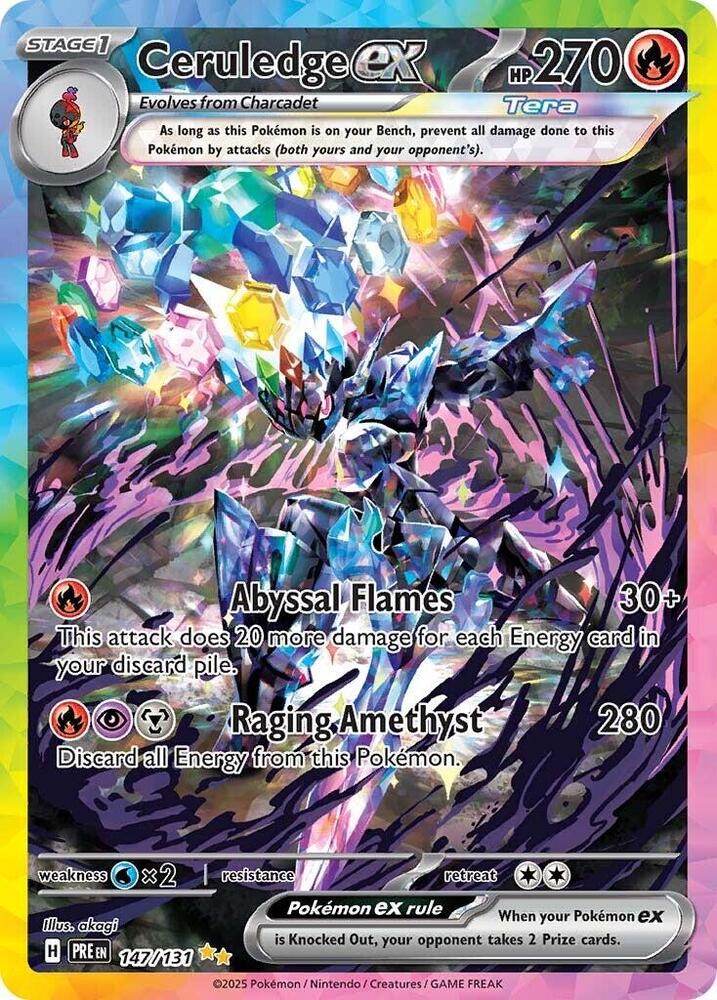 Ceruledge ex #147 Prismatic Evolutions