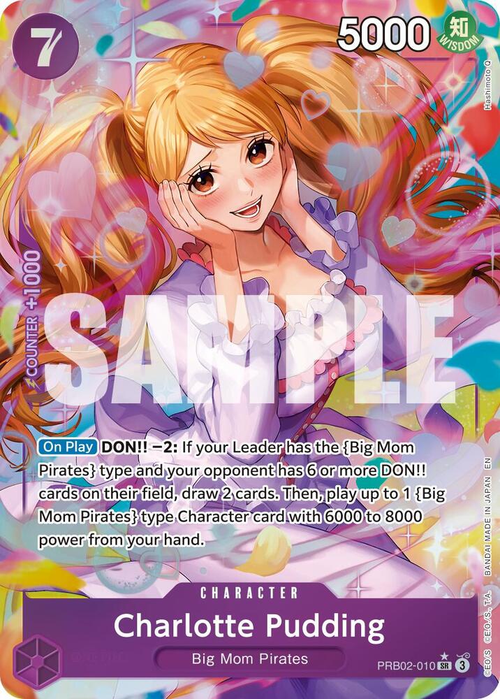 Charlotte Pudding PRB02 010 (Alternate Art) Premium Booster The Best Vol. 2