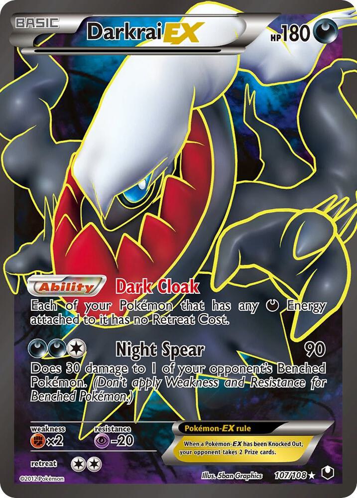 Darkrai EX (107 Full Art) Dark Explorers