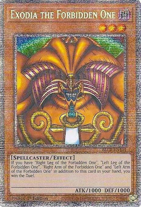 Exodia the Forbidden One Yu Gi Oh