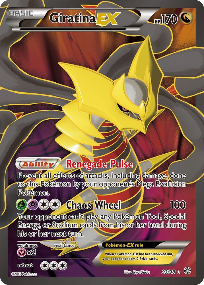 Giratina EX (93 Full Art) XY Ancient Origins