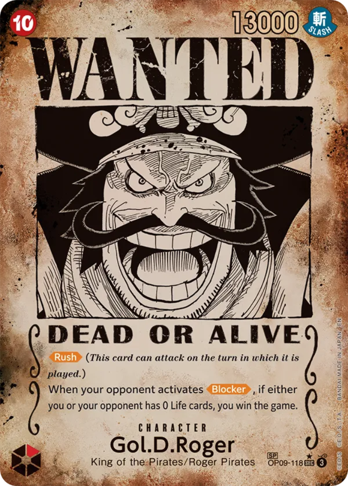 Gol.D.Roger OP09 118 (Wanted Poster)