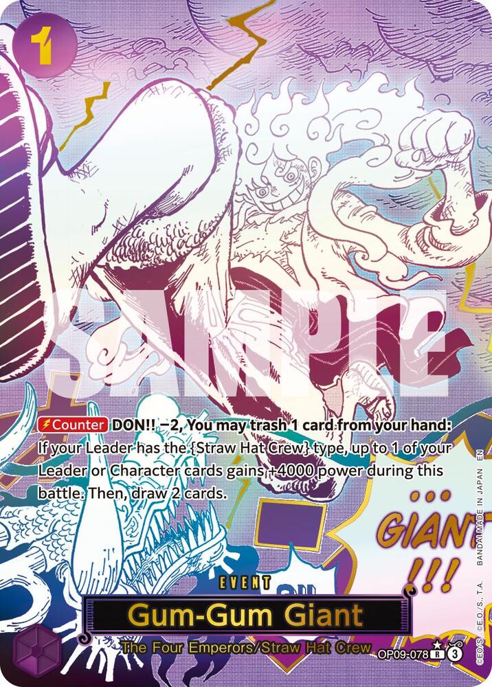 Gum Gum Giant (Manga) Premium Booster The Best Vol. 2