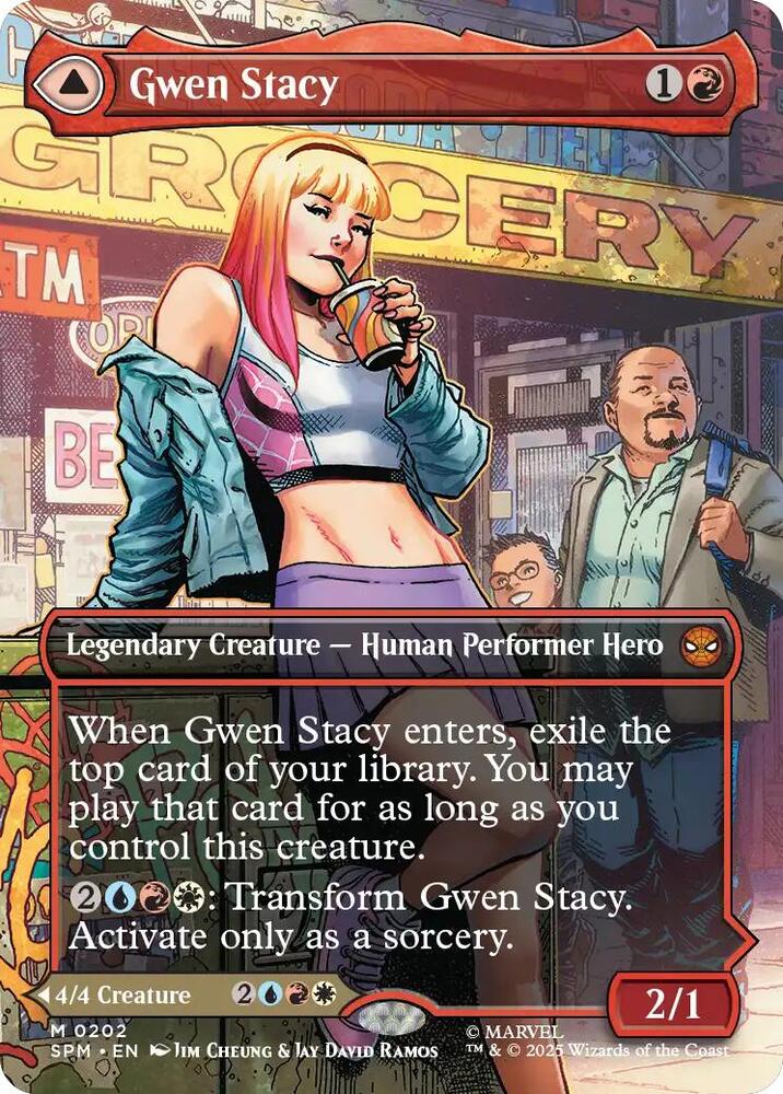 Gwen Stacy (0202) (Borderless) Marvel's Spider Man