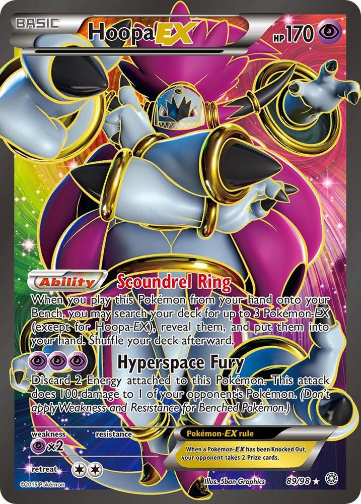 Hoopa EX (89 Full Art) XY Ancient Origins