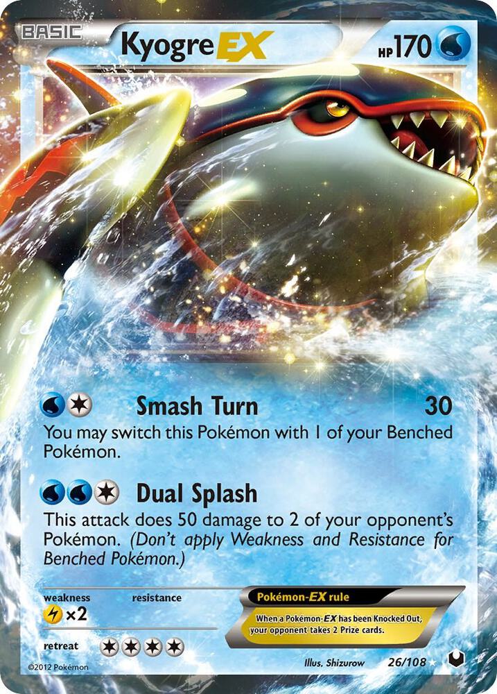 Kyogre EX (26) Dark Explorers