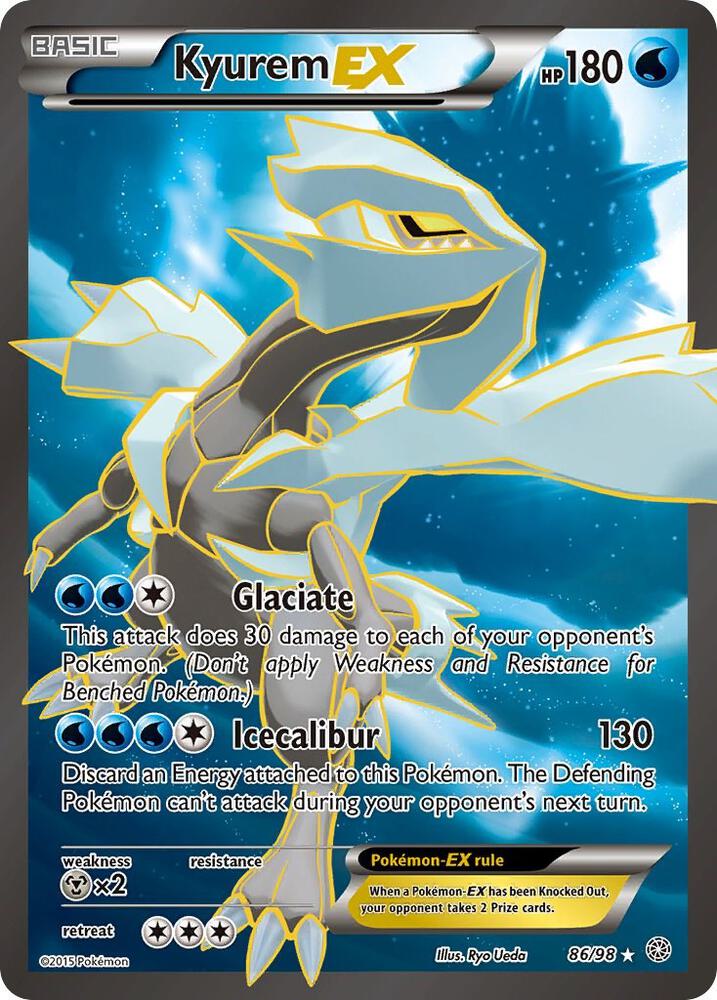 Kyurem EX (86 Full Art) XY Ancient Origins