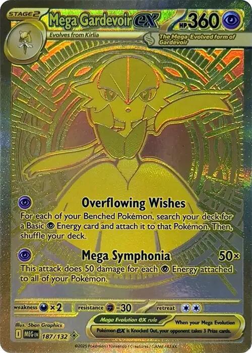 Mega Gardevoir ex 187 Mega Evolution