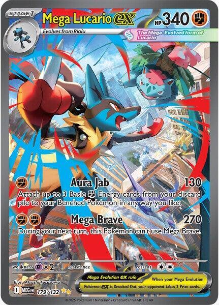 Mega Lucario ex 179 Mega Evolution