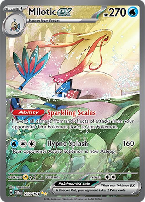 Milotic ex #237 Surging Sparks