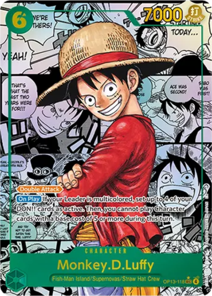 Monkey.D.Luffy OP13 118 Super Alt Art