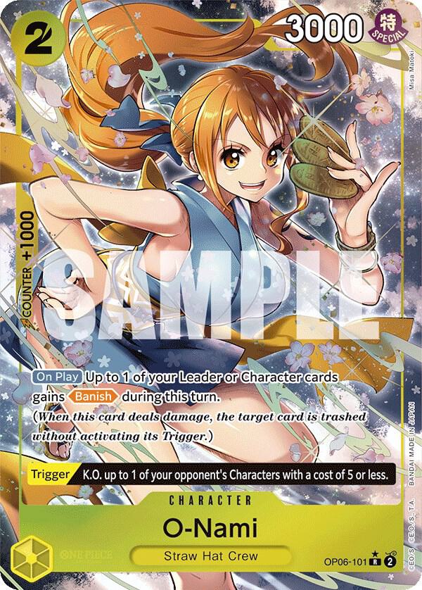 O Nami (Alternate Art) Wings of the Captain (OP06 101)