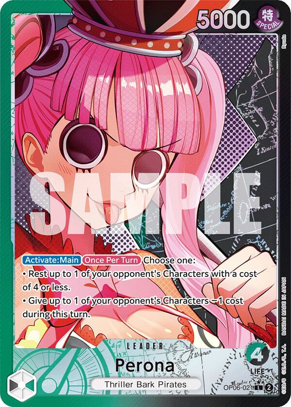 Perona (021) (Alternate Art) Wings of the Captain (OP06)