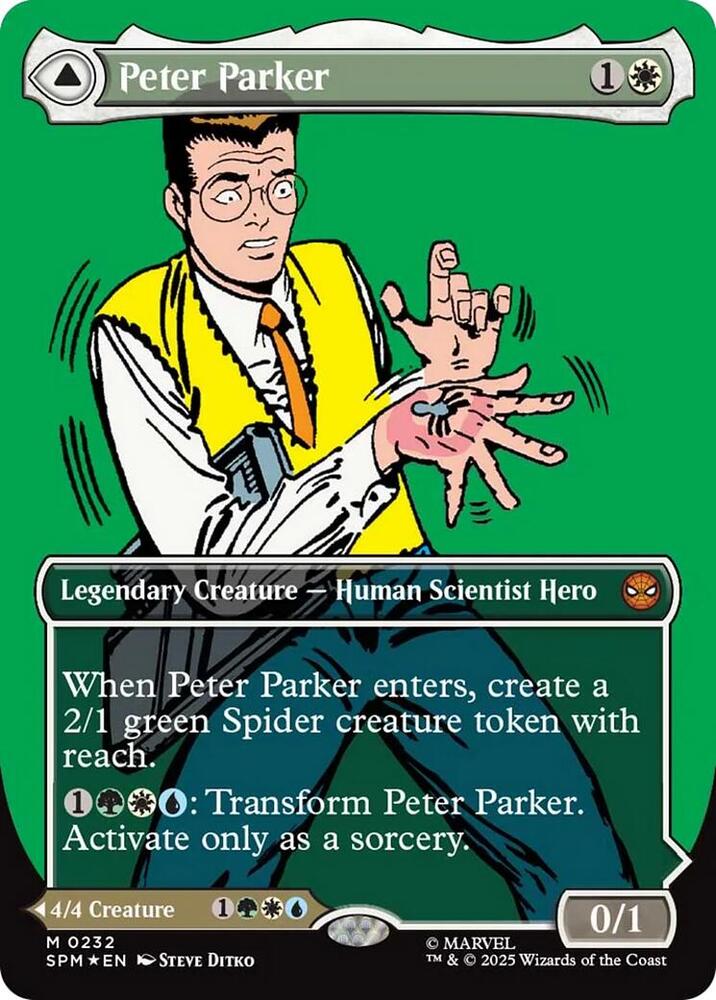 Peter Parker (0232) (Borderless) Marvel's Spider Man