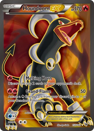 Pokemon BREAKthrough Houndoom EX #153