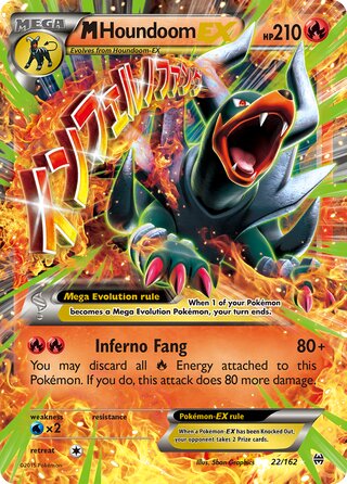 Pokemon BREAKthrough M Houndoom EX #22