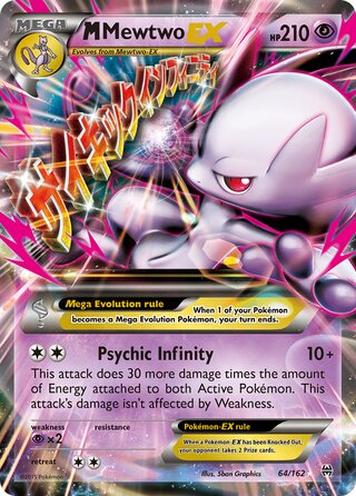 Pokemon BREAKthrough M Mewtwo EX #64