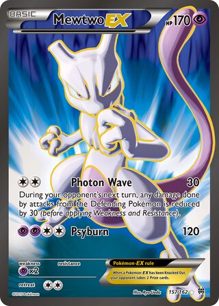 Pokemon BREAKthrough Mewtwo EX #157