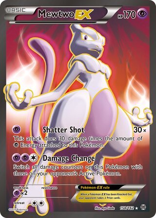 Pokemon BREAKthrough Mewtwo EX #158