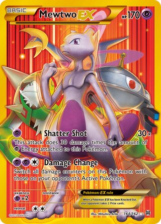 Pokemon BREAKthrough Mewtwo EX #164