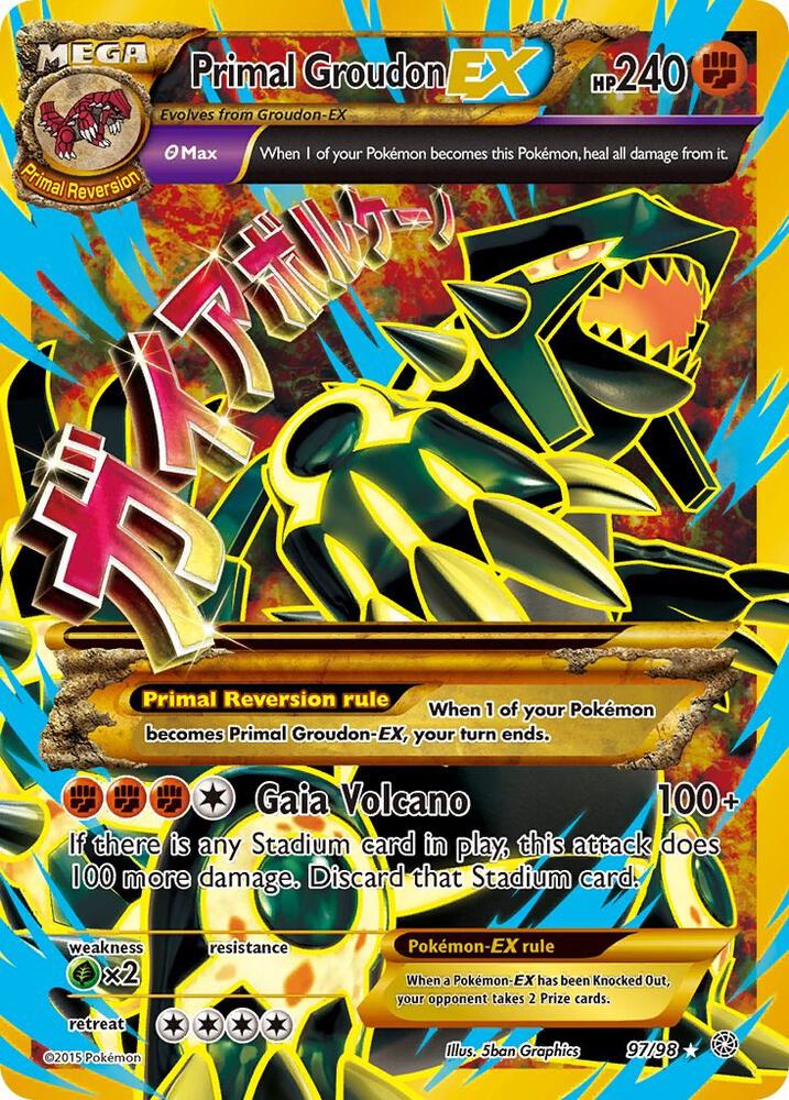 Primal Groudon EX (97) XY Ancient Origins