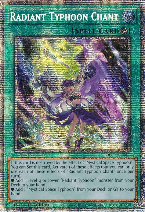 Radiant Typhoon Chant (Starlight Rare) Doom of Dimensions