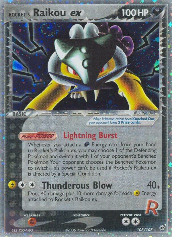 Rocket's Raikou ex (108) Deoxys