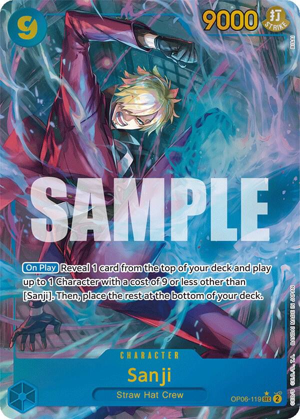Sanji (Alternate Art) Wings of the Captain (OP06 119)