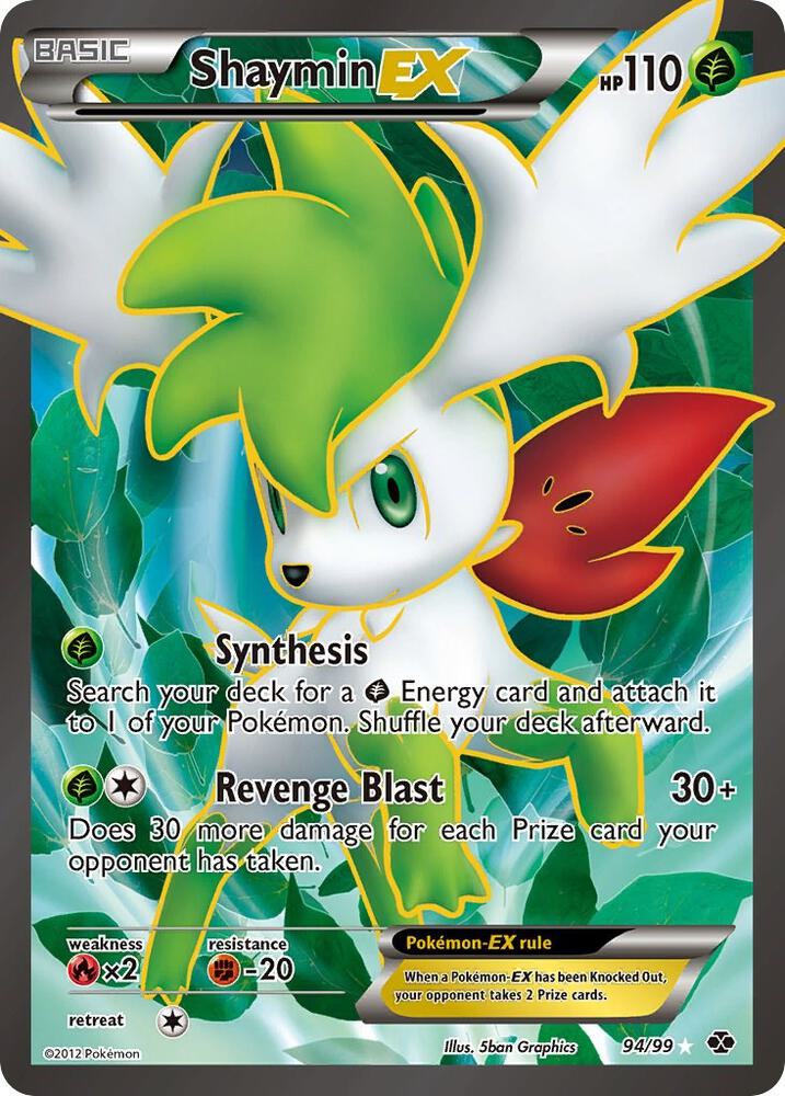Shaymin EX (94 Full Art) Next Destinies