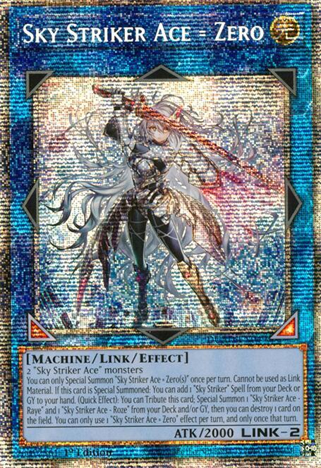 Sky Striker Ace = Zero (Starlight Rare) Duelist's Advance