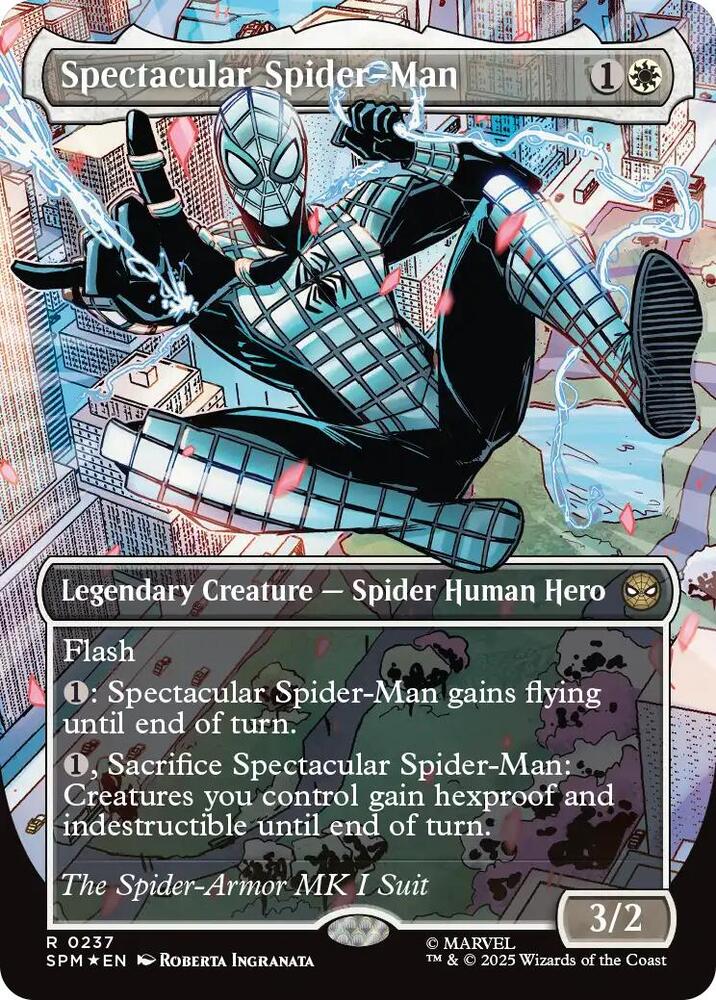 Spectacular Spider Man (0237) (Borderless) (Textured Foil) Marvel's Spider Man
