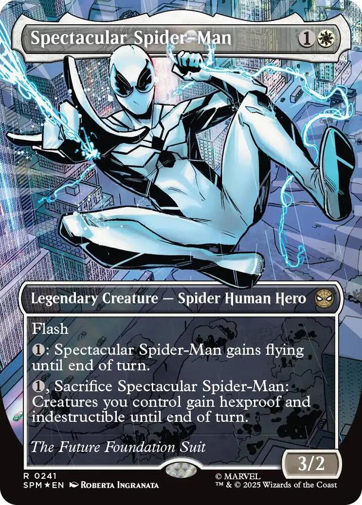 Spectacular Spider Man (0241) (Borderless) (Textured Foil) Marvel's Spider Man