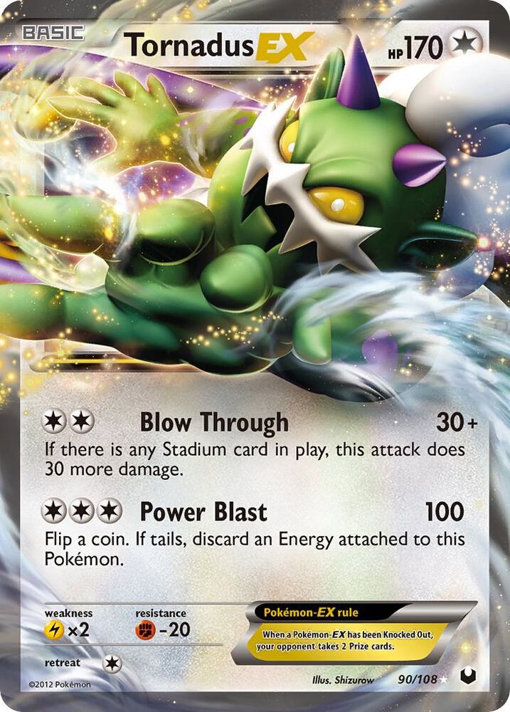 Tornadus EX (90) Dark Explorers