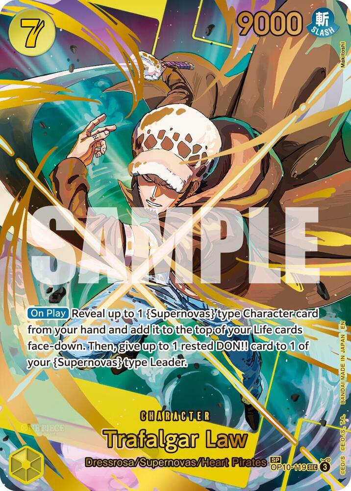 Trafalgar Law OP10 119 (SP) Premium Booster The Best Vol. 2 (PRB 02)
