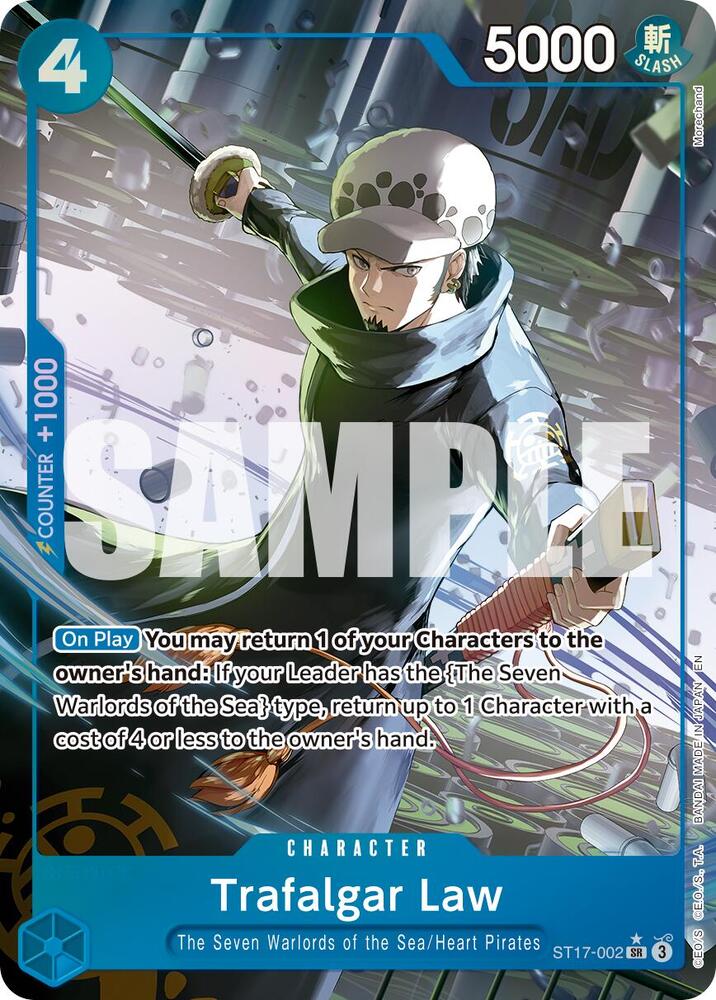 Trafalgar Law ST17 002 (Alternate Art) Premium Booster The Best Vol. 2 (PRB 02)