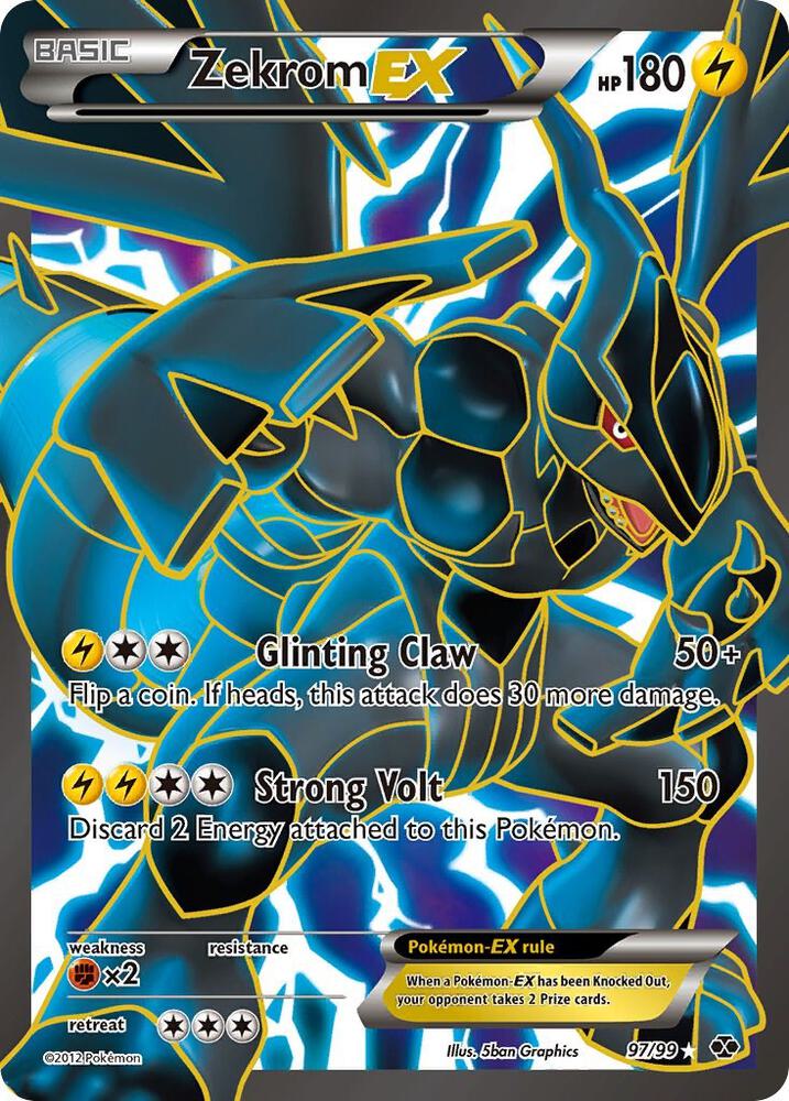 Zekrom EX (97 Full Art) Next Destinies