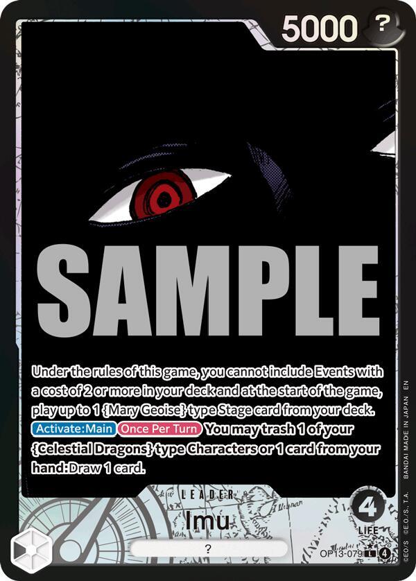 Imu (Alternate Art) Carrying On His Will (OP13 079)