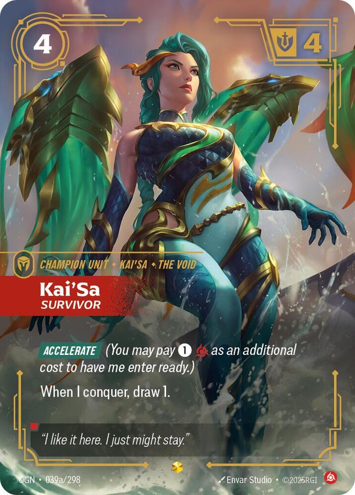 Kai'Sa Survivor (Alternate Art) Origins