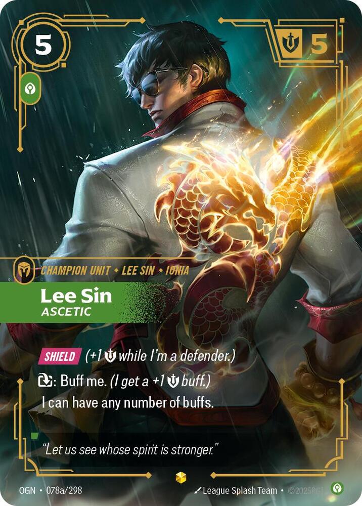 Lee Sin Ascetic (Alternate Art) Origins