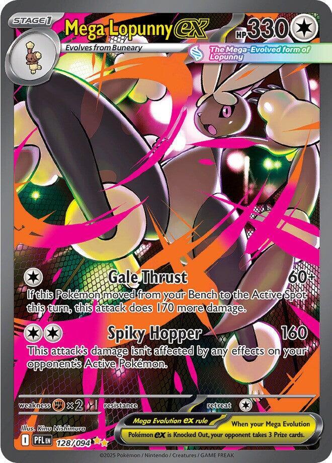 Mega Lopunny ex 128 ME02 Phantasmal Flames
