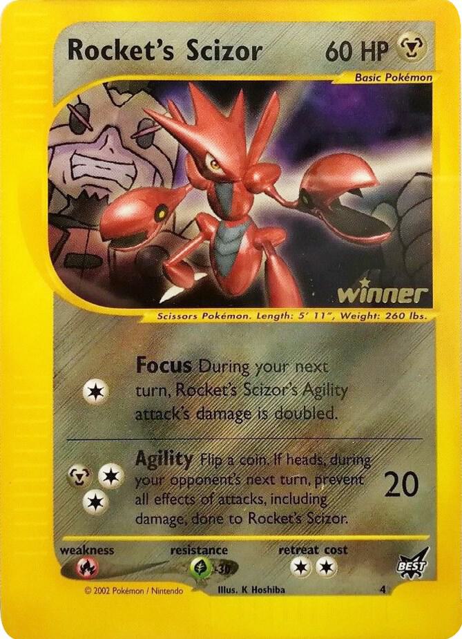Rocket's Scizor 4 [Winner] Best of Promos