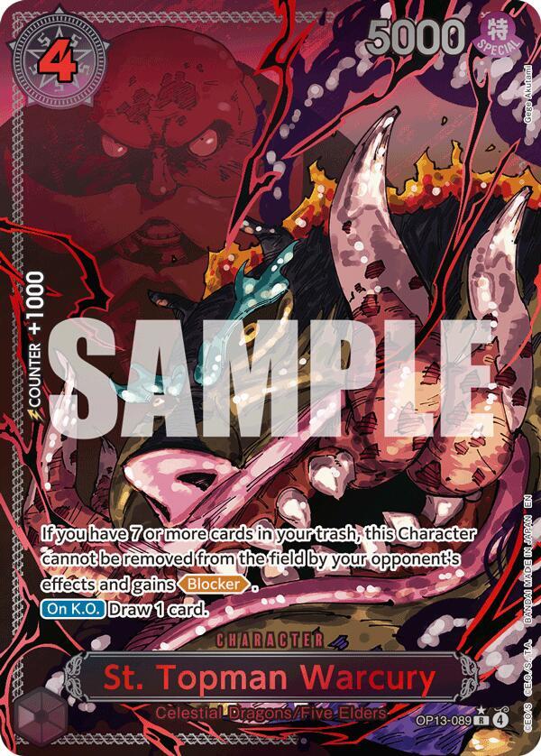 St. Topman Warcury (Parallel) Carrying On His Will (OP13 089)