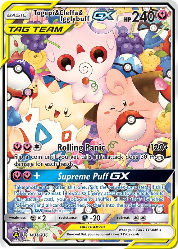 Togepi & Cleffa & Igglybuff GX 143a 236