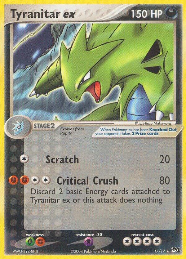 Tyranitar ex (17) POP Series 1