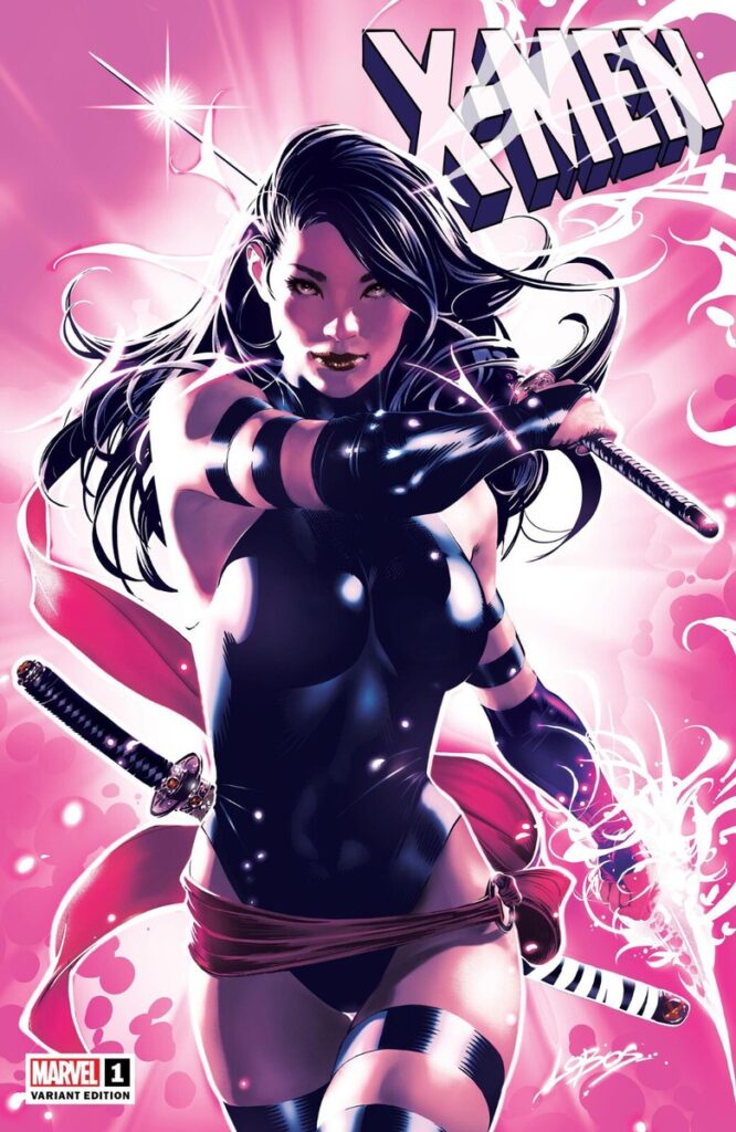 X Men #1 — Psylocke Variant Cover (Villalobos)