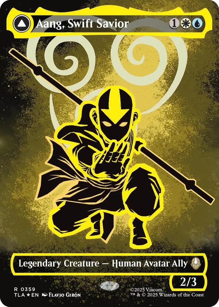 Aang, Swift Savior (Borderless) (Neon Ink Foil) #359