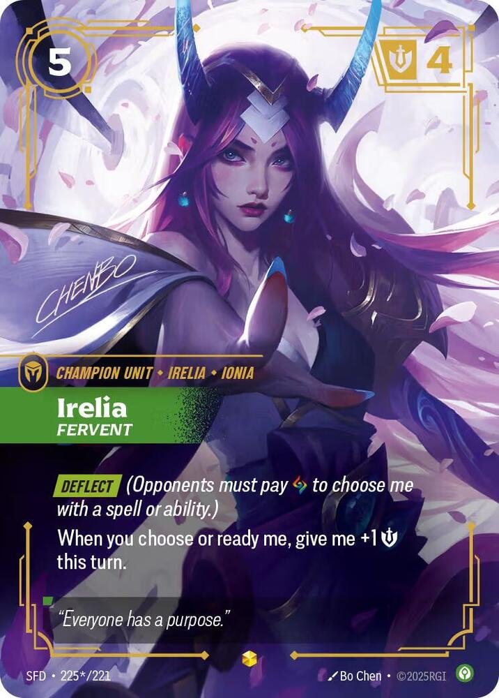 Irelia Fervent (Signature) Spiritforged (SPF)