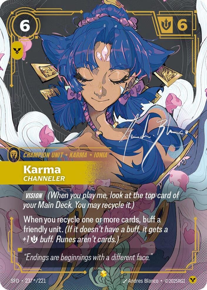 Karma Channeler (Signature) Spiritforged (SPF)