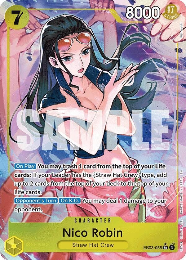 Nico Robin (055) (Alternate Art) Extra Booster One Piece Heroines Edition (EB 03)