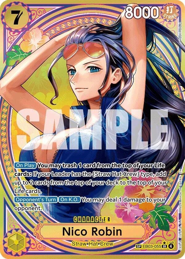 Nico Robin (055) (SP) Extra Booster One Piece Heroines Edition (EB 03)